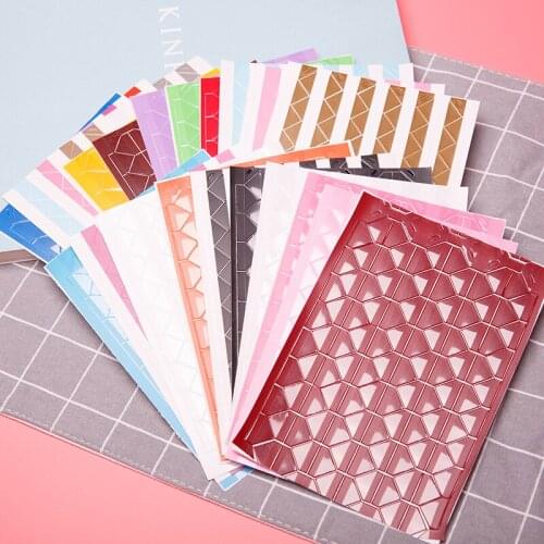 DIY Scrapbook Paper Photo Albums Frame Picture Decoration Corner Stickers (102pcs/sheet 10sheets/lot)
