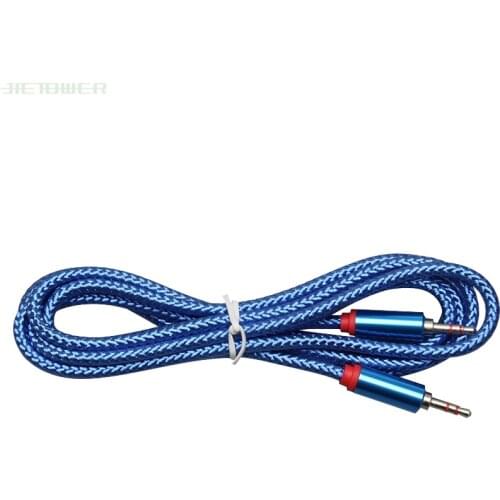 3.5mm Jack Audio Cable Jack 3.5 mm Male to Male Audio Aux Cable For Samsung S10 Car Headphone Speaker Wire Line Aux Cord 500pcs