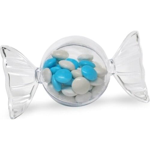 Free Shipping Party Wedding Suppliers, Disposable Plastic Tableware, 80*45 Mini Dessert Candy, 50/Pack