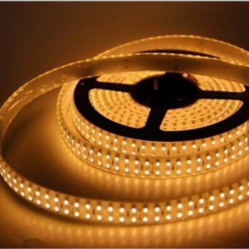 Free Shipping LED Strip Light DC 12V/24V SMD 2835 240LED/M for Home Hotel Office Decoration Light Tape