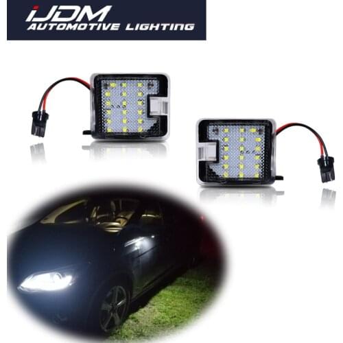 IJDM For Ford Focus 3 Kuga 2 S-Max WA6 2 Mondeo 4 5 Gran Led Under Side Mirror Light Rear View Mirror Welcome Light Puddle Light