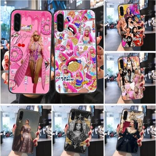 Nicki Minaj Singer Phone case For Samsung Galaxy A 3 5 7 8 10 20 21 30 40 50 51 70 71 E S 2016 2018 4G black art Etui soft shell