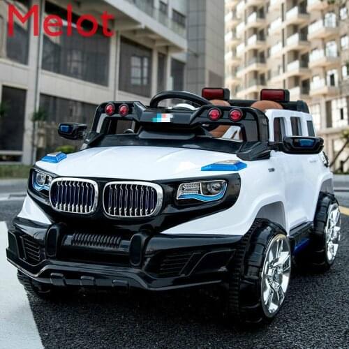 Childrens Electric Car Quad-Driven Children with Remote Control Bobby Car off-Road Vehicle Can Sit on the Large Baby Mule Cart