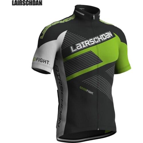 LairschDan Men New Short Sleeve Cycling Jersey Mtb Bicycle Shirt Summer Breathable Bike Jersey Cycling Clothing Tenue Velo Homme