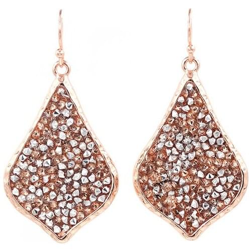 2020 Hot Selling Pave Crystal Stone Small Water Drop Earrings Classic Teardrop Women Gift Jewelry Wholesale