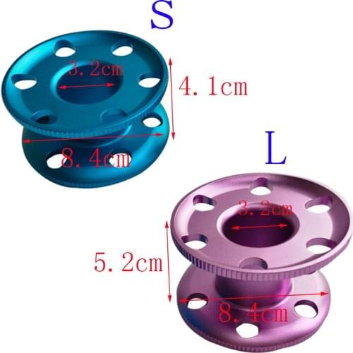 Scuba Diving Blank Finger Reel Diver Water Sports Aluminum Alloy Guide Line Spool