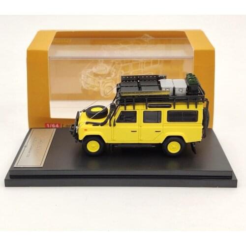 Master 1:64 For L-R Defender 110 Diecast Models Toys Car with Luggage Rack