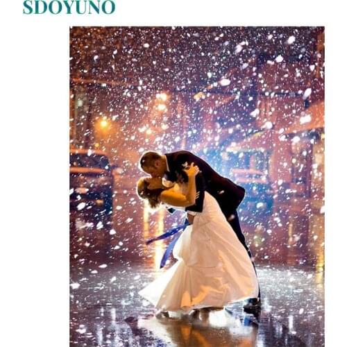 SDOYUNO Paint By Numbers Kits Figure Frameless DIY 60x75cm Oil Painting By Numbers For Adult On Canvas Handpaint Decor Painting