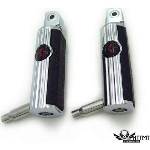 Aftermarket free shipping Defiance Footpegs Chrome For Yamaha V-Star 1000 650 Royal Star V-Max Virago Stryker