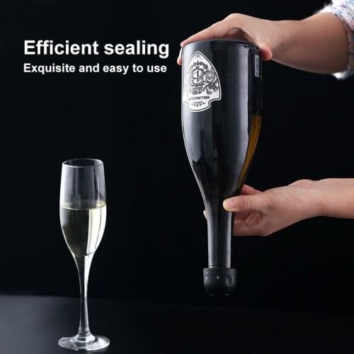 2pcs Leak-proof Red Wine Stoppers Vacuum Champagne Cap wine cork Silicone Sealed Bar Tool
