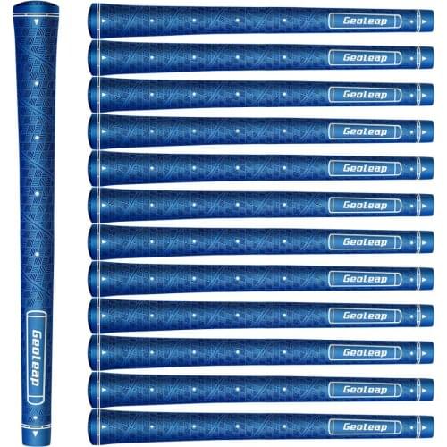 Geoleap Glory-M Rubber Golf Grips 10pcs/lot Memory Point Assists, Golf Club Grips, Midsize,7 Colors to choose