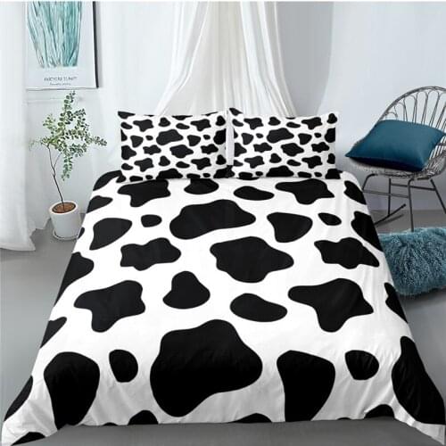 Luxury 3D Cows Print Home Living Comfortable Duvet Cover Pillowcase Kid Bedding Set Queen and King EU/US/AU/UK Size