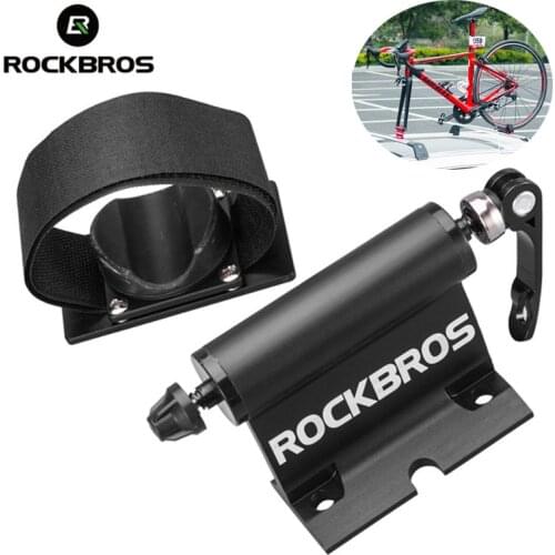 ROCKBROS Universal Roof Mount Bike Rack For SUV Car With Luggage Rack MTB Rode Bike Bicycle Car Roof Carrier Fork Mount Rack