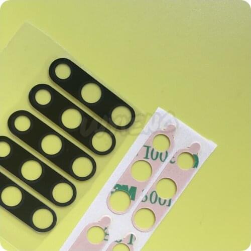Wyieno 50Pcs/Lot Real Camera Glass Lens For Huawei P30 Back Rear Camera Panel With Glue Tracking