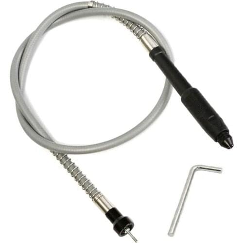 0.3-3mm Corded Electric Flexible Drill Grinder Flex Extension Shaft + L Key For Dremel Power Rotary Tool Grinder Accessories