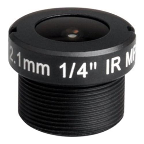 2.1mm wide angle CCTV lens M12 S mount HD 2MP 1/4" F2.2 Board lens for IP security CCTV camera