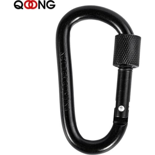 5Pcs Clip Outdoor Buckle keychain Screw Hang Quickdraw Carabiner Climb Camp Survive Hike D Ring Snap Hook Clasp Key Ring H27