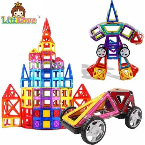 65pcs Mini Size DIY Magnetic Blocks Magnetic Constructor Kids Magnet Designer For Children Gift Educational Toys For Boys Girl