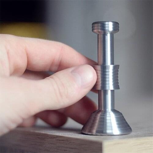 Creative Moon Anti-gravity Ring Slider Aluminum Alloy EDC Decompression Roller Anti-Anxiety Gift Autism ADHD Anti-stress Toy