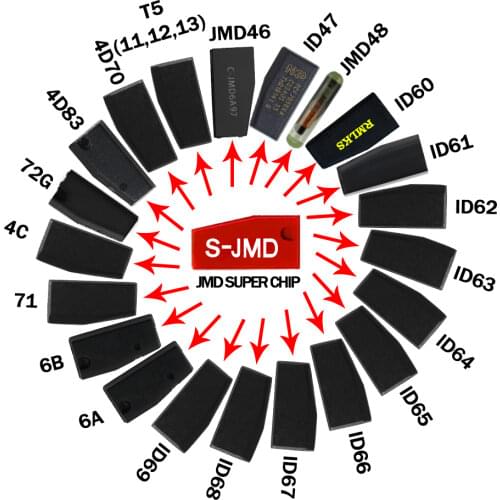 10/30/50/100pcs Handy Baby 2 Multifunction CBAY Super Red Chip Replace JMD 46/4C/4D/G/KING/48 Chip Blue chip for Ebaby