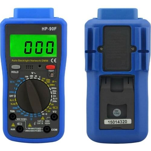 Newest HP-90F Digital Multimeter AC DC Voltage Current Resistance Capacitance Testers Measurement Instrument