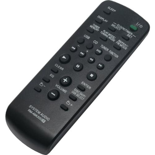 New Remote Control Replacement For Sony RM-AMU053 Mini Hi-Fi Component System