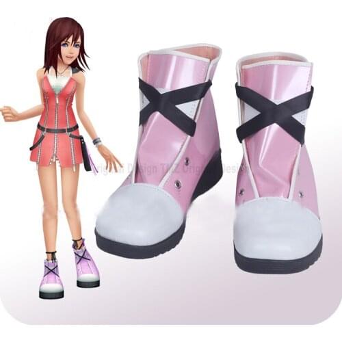 Kingdom Hearts Kairi Cosplay Shoes Boots Womens Halloween Carnival Party Costume Accessory