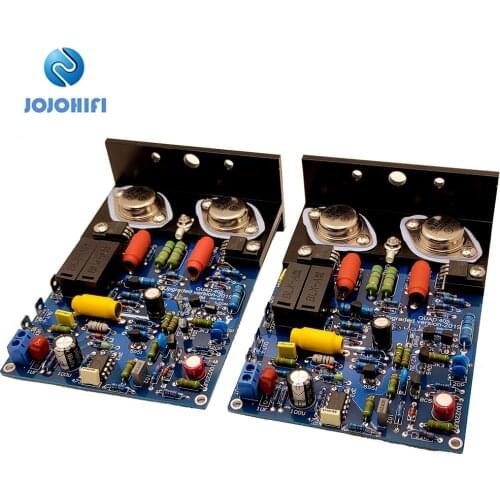 One Pair QUAD405 CLONE MJ15024 100W 8R Dual Channel Amplifier Board w/Angle Aluminum detailed AP Test Data w/ Insulation sheet