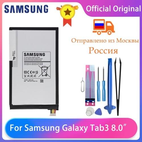 Original Samsung Galaxy Tab 3 8.0'' T310 T311 T315 SM-T310 SM-T311 SM-T315 Tablet Battery T4450E 4450mAh With Free Tools AKKU