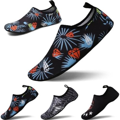 Beach couple quick-drying water socks flat shoes, beach swimming yoga exercise flat non-slip shoes, casual fashion