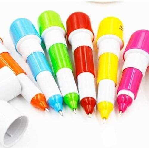 60pcs telescopic pen cartoon ball pen wholesale creative pen lovely gift expression pill pen