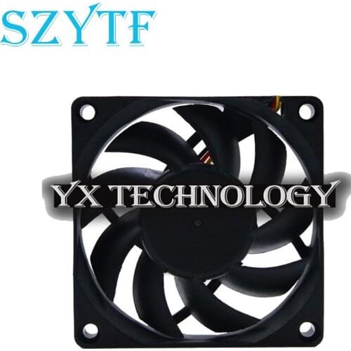 SZYTF New YY7015H12B 7cm 70mm 3-wire radiator cooling fan 7015 Dual ball fan 12V 0.18A 70*70*15mm