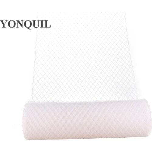 White Or 26Colors 10"(25CM) Russian Veils Millinery Hat Veil DIY Hair Accessories Fascinator Veil 10Yard/Lot DIY Hair Accessory