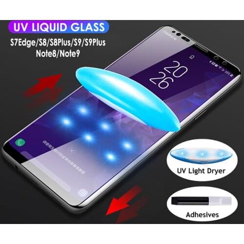 2019 3D UV Glue Screen Protector For Huawei P20 P30 Pro Lite Mate 20 Pro Lite Tempered Glass Full Cover Ultraviolet Light