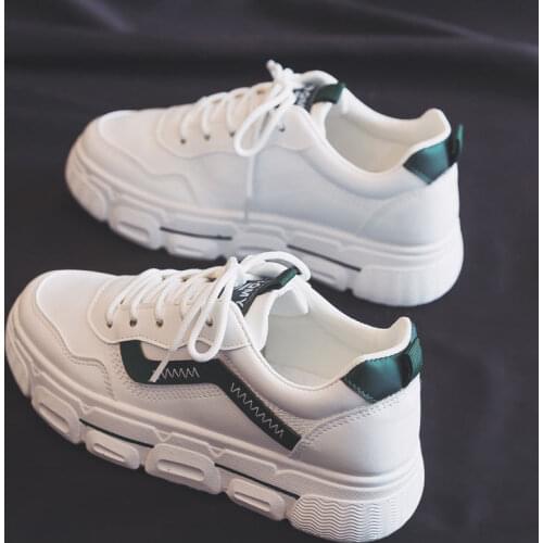Shoes Woman White Shoes-Style 2021 Summer New Muffin Bottom Womens-Style Casual Anti-Slip Fashion Cute Monitor