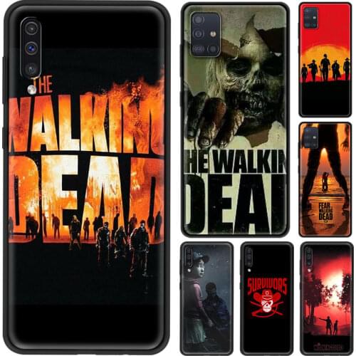 Case For Samsung A91 A72 A71 A52 A51 A42 A41 A32 A31 A21 EU A21s A12 A11 A02s A02 A01 Cover Fundas Shell The Walking Dead