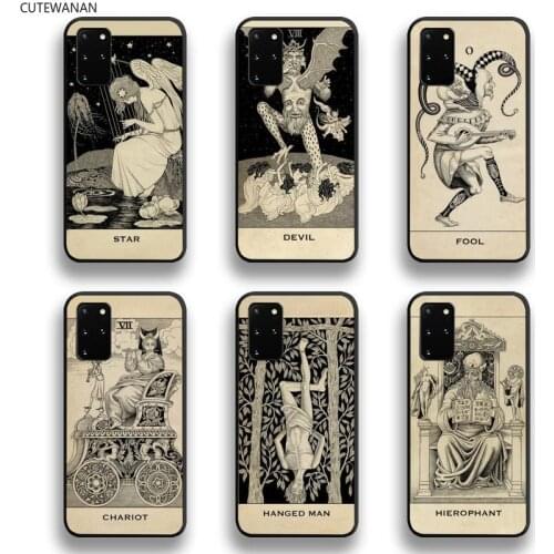 Fool Tarot Card Meanings Phone Case For Samsung Galaxy S21 Plus Ultra S20 FE M11 S8 S9 plus S10 5G lite 2020