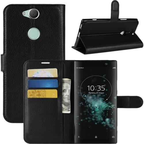 For Sony Xperia XA2 Plus Case Flip Leather Phone Case For Sony Xperia XA2 Plus Wallet Leather Stand Cover Filp Cases