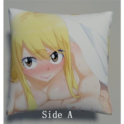 Fairy Tail Lucy Anime Two Side Pillowcases Hugging Pillow Cushion Case Cover Otaku Cosplay Gift New 643