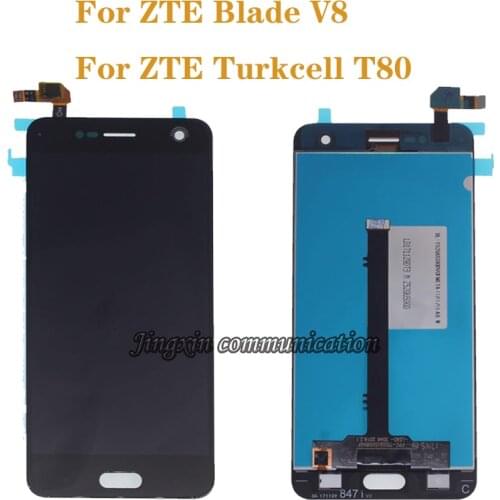 Original LCD For ZTE Blade V8 LCD display touch screen digitizer assembly for ZTE Turkcell T80 BV0800 display Repair kit