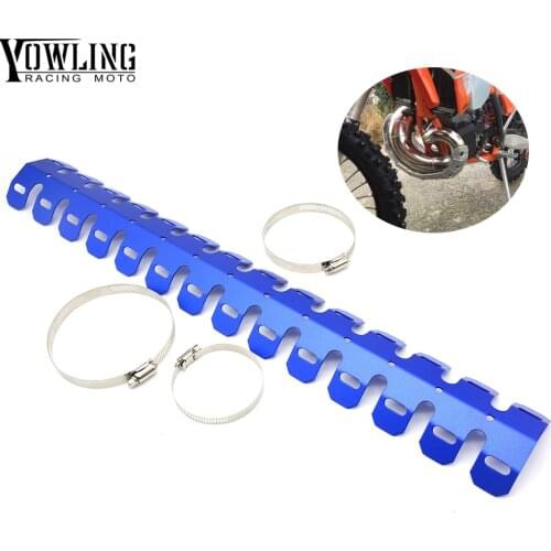 FOR Yamaha WR TTR TT TW YZ XT 125 200 225 250 350 450 500 DT1 Montorcycle Exhaust Muffler Pipe Leg Protector Heat Shield Cover