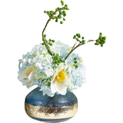 European Modern Glass Vase Luxury Home Decor Furnishings Creative Hydroponics Flower Arrangement Wedding Decoration Ornament