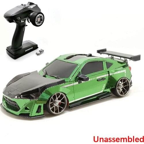 HGM 1/28 MINI Q9 Drift Racing RC Car Remote Control 6CH Brushless Motor Metal Chassis Outdoor Toys For Boys Toyota GT86 TH19474