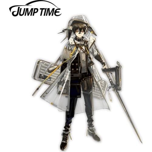 JumpTime 13 x 10.5cm Arknights Ayerscarpe Anime Waifu Sticker Car Decal Vinyl Car Stickers Motorcycle Scratch-proof Decal Decor