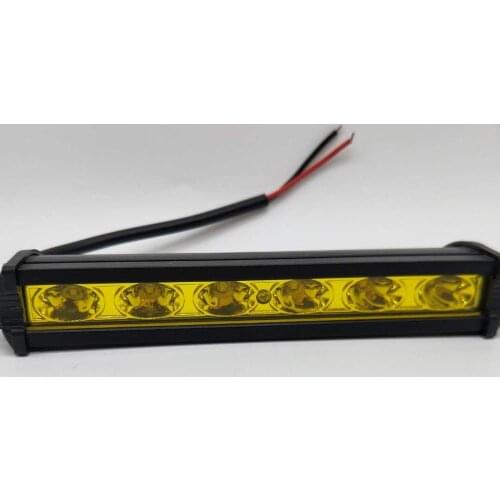 1 PCS 18W Yellow Led Light Bar/Work Light Spot Combo Light For Trucks SUV Off-road Vehicles Boat 4WD ATV SUV 12V 24V