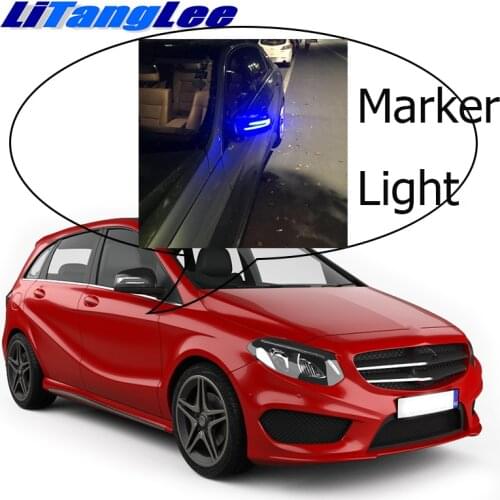 NOVOVISU Car Rearview Mirror Marker Light Welcome Light Turn Signal Update Lamp For Mercedes Benz B MB W246 2011~2018