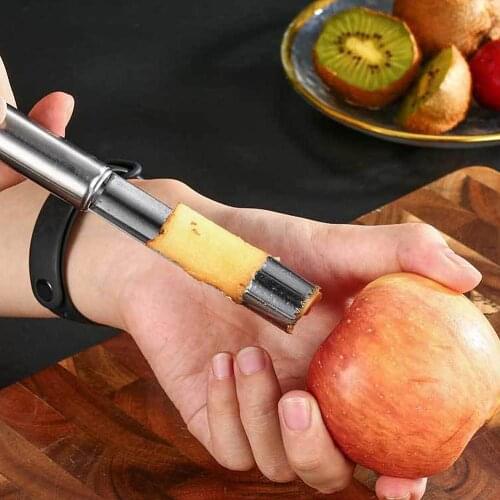 Stainless Steel Apple Corer Fruit Seed Core Remover Pear Apple Corer Seeder Slicer Knife Kitchen Gadgets Fruit & Vegetable Tools