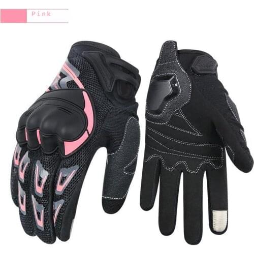 Summer gloves thin mesh breathable four seasons riding motorcycle knight anti fall cross country racing mens all