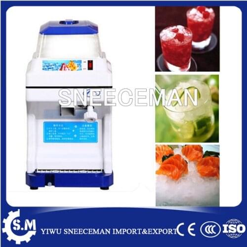 Portable ice shaver for restaurant use ice cube crusher