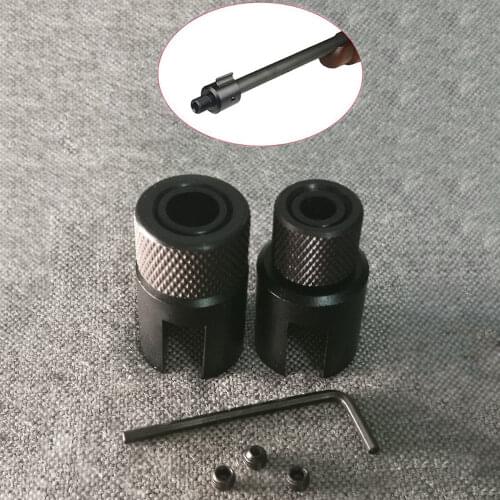 Tactical Aluminum Ruger 1022 10/22 Muzzle Brake Adapter 1/2x28 5/8x24 for .750 Barrel End Thread Protector .223 .308 Compensator